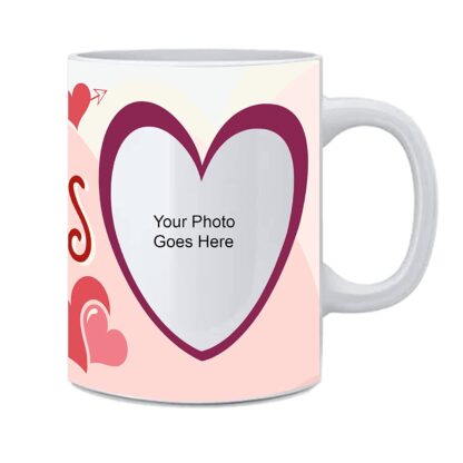 Happy Valentine's Day Printed Personalized Tea, Coffee and Milk Mug (11Oz / 325ml)