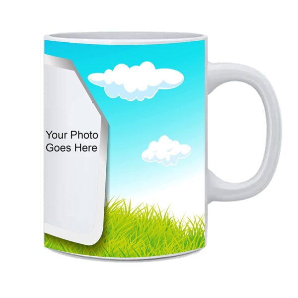 Customized Print Your Own Photo Or Text, White Printed Mug for Gift (11Oz / 325ml)