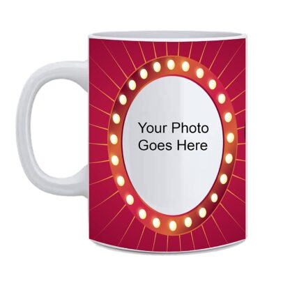 Printed Designer Ceramic White Personalized Coffee and Tea Mug (11Oz / 325ml)