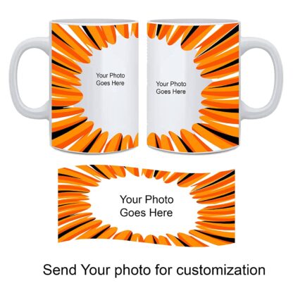 Ceramic Personalized Designer White Coffee, Tea and Milk Mug (11Oz / 325ml) - Image 2