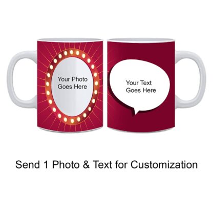 Printed Designer Ceramic White Personalized Coffee and Tea Mug (11Oz / 325ml) - Image 3