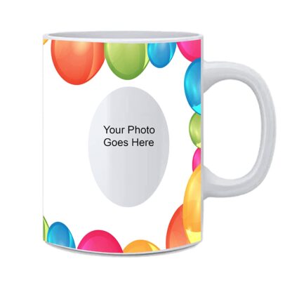 Personalized Tea Mug for Gift - White Ceramic Mug with Handle (11Oz / 325m)