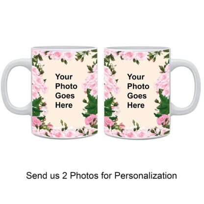 Printed Cups Ceramic White Beautiful Coffee, Tea Mug (11Oz / 325ml) - Image 2