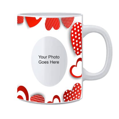 Personalized Print Your Own Photo Or Text Ceramic White Coffee Mug (11Oz / 325ml)