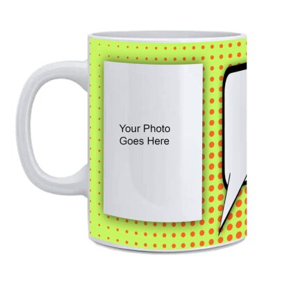 Personalized Photo Or Text on Coffee, Milk, Tea and Juice Mug (11Oz / 325ml)