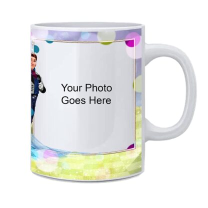 Ceramic White Printed Designer Customized Photo on Mug (11Oz / 325ml)