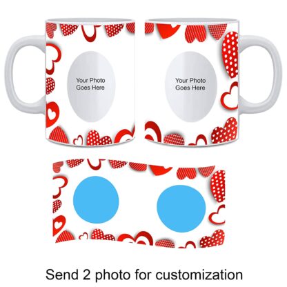 Personalized Print Your Own Photo Or Text Ceramic White Coffee Mug (11Oz / 325ml) - Image 3