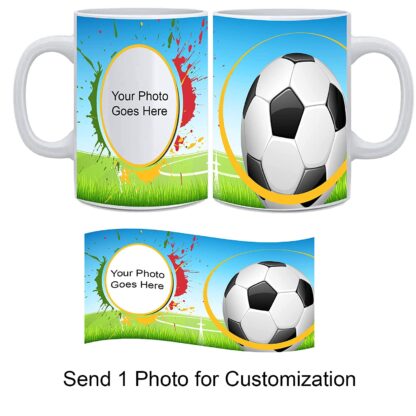 Personalized Photo on Coffee White Ceramic Designer Drinkware Mug (11Oz / 325ml) - Image 2