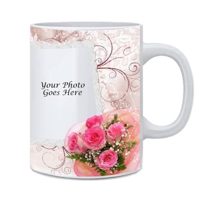 Personalized Photo Frame Designed White Coffee, Tea and Milk Mug (11Oz / 325ml)