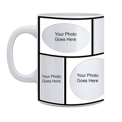 Personalized Photo on Coffee White Ceramic Coffee, Tea and Milk Mug (11Oz / 325ml) - Image 3
