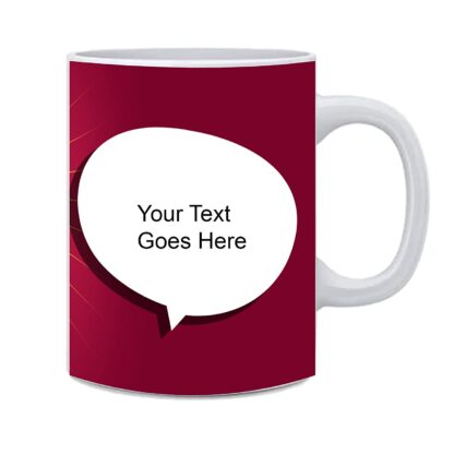 Printed Designer Ceramic White Personalized Coffee and Tea Mug (11Oz / 325ml) - Image 2
