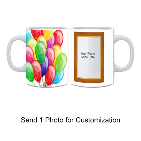 Customized Print Your Own Photo Or Text, White Designer Juice Mug (11Oz / 325ml) - Image 3