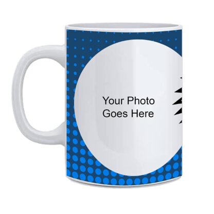 Customized Designer White Ceramic Coffee, Tea and Milk Mug (11Oz / 325ml)