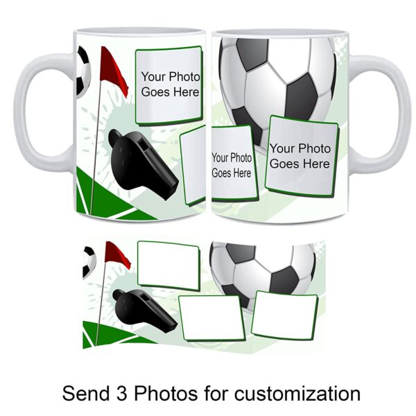 Football Printed Coffee, Tea and Milk Mug Photo Customized (11Oz / 325ml) - Image 3