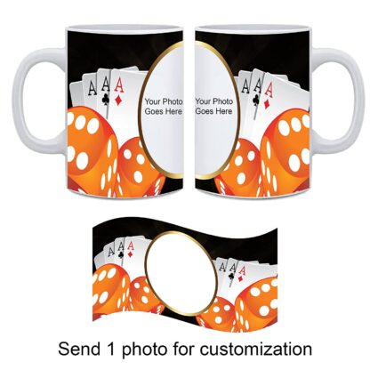 Ceramic Printed Designer White Personalized Mug Gift (11Oz / 325ml) - Image 3