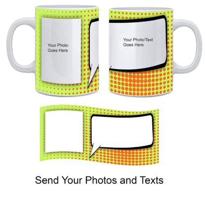 Personalized Photo Or Text on Coffee, Milk, Tea and Juice Mug (11Oz / 325ml) - Image 3