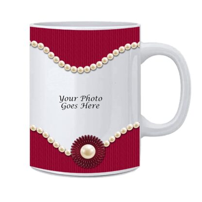 Personalized Photo on Coffee, Tea Mug Ceramic White Designer (11Oz / 325ml)