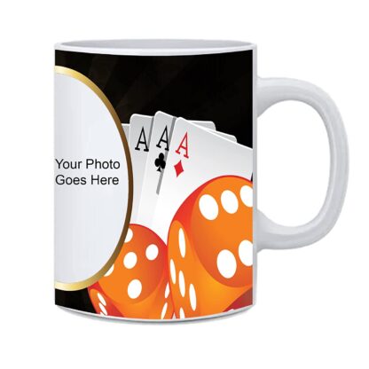 Ceramic Printed Designer White Personalized Mug Gift (11Oz / 325ml)