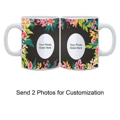 Customized Coffee Mug, White Designer Drinking Tea, Milk and Juice (11Oz / 325ml) - Image 3