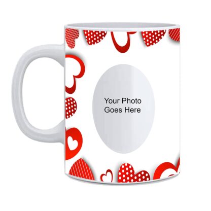 Personalized Print Your Own Photo Or Text Ceramic White Coffee Mug (11Oz / 325ml) - Image 2