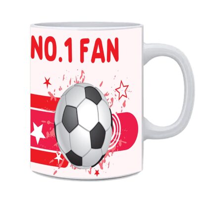 Customized Football Printed Designer Ceramic Coffee, Tea and Milk Mug (11Oz / 325ml) - Image 3
