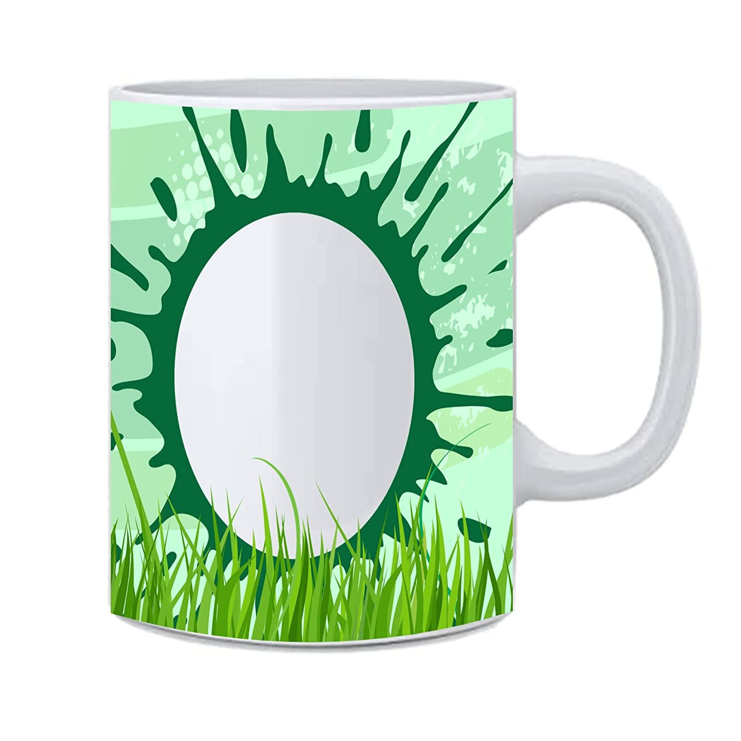 Customized Football Printed Your Own Photo or Text On Mug (11Oz / 325ml)