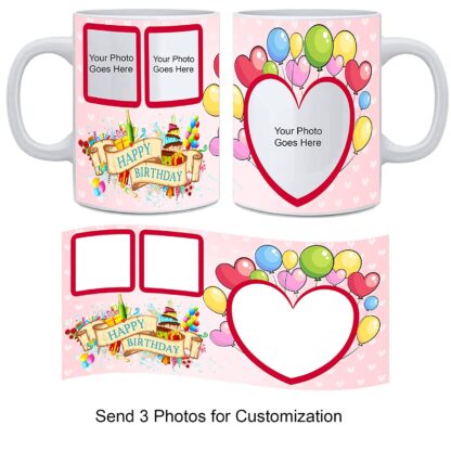 Custom Cup for Birthday Gift Printed Ceramic White Coffee and Milk Mug (11Oz / 325ml) - Image 3