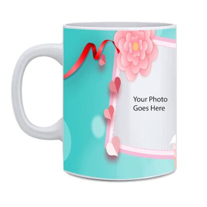 Customized White Beautiful Ceramic Designer Printed Mug (11Oz / 325ml) - Image 3