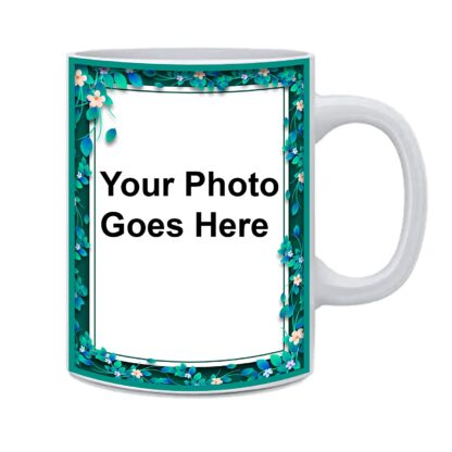 Customized Photo Printed Ceramic White Coffee, Tea Mug (11Oz / 325ml)