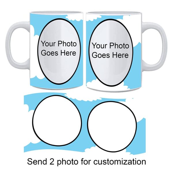 Personalized Ceramic Designer White Coffee, Tea and Milk Mug for Gift (11Oz / 325ml) - Image 3