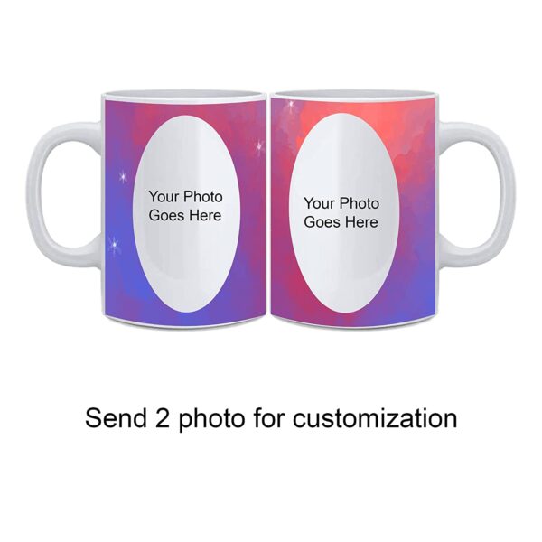 Personalized Printed Ceramic White Coffee, Tea and Milk Mug for Gift (11Oz / 325ml) - Image 3