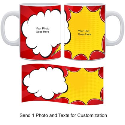 Personalized Photo White Drinkware Coffee, Tea and Milk Mug (11Oz / 325ml) - Image 3