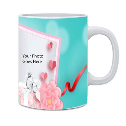 Customized White Beautiful Ceramic Designer Printed Mug (11Oz / 325ml)