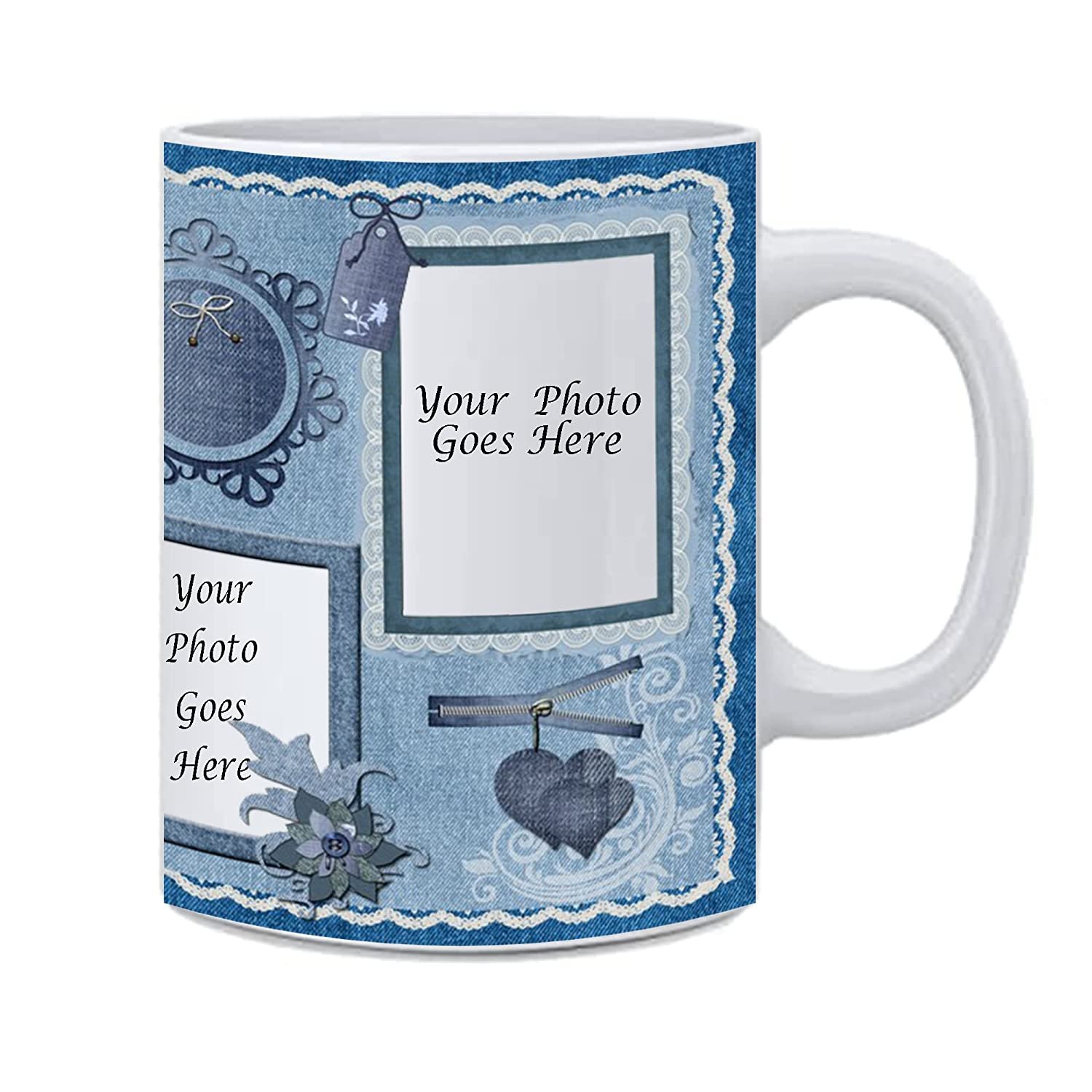 Personalized Photo Printed Ceramic Coffee, Tea and Milk Mug (11Oz / 325ml)