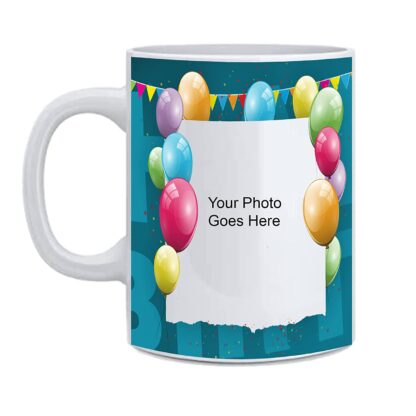 Ceramic Printed White Customized Text on Coffee,Tea and Milk Mug (11Oz / 325ml)