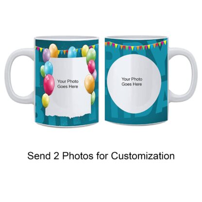 Ceramic Printed White Customized Text on Coffee,Tea and Milk Mug (11Oz / 325ml) - Image 3