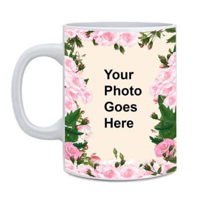 Printed Cups Ceramic White Beautiful Coffee, Tea Mug (11Oz / 325ml) - Image 3