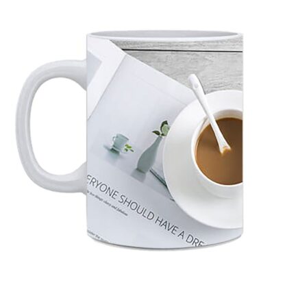 I just Need Tea Printed White Ceramic Coffee Mug - 325ml - Image 3