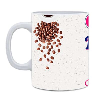 Ceramic Coffee Gives Me Mommy Power Printed White Coffee Cup mug - Image 3