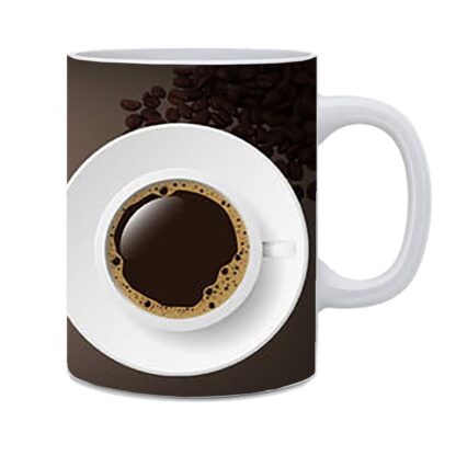 Coffee For your Brain Printed Ceramic Coffee Mug - 325ml - Image 2