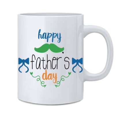 Beautiful Happy Father's Day Printed Ceramic Tea Coffee Mug Cup - 350 ml - Image 2