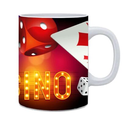 Casino Printed Ceramic Coffee Mug Gift For Men, Women - 350 ml - Image 3