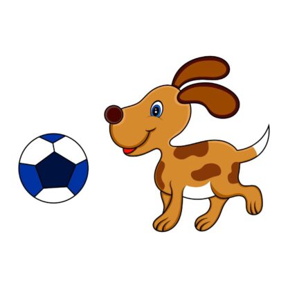 Dog Playing Football Printed Ceramic Coffee Mug Gift for Pet Lovers - 350 ml - Image 3