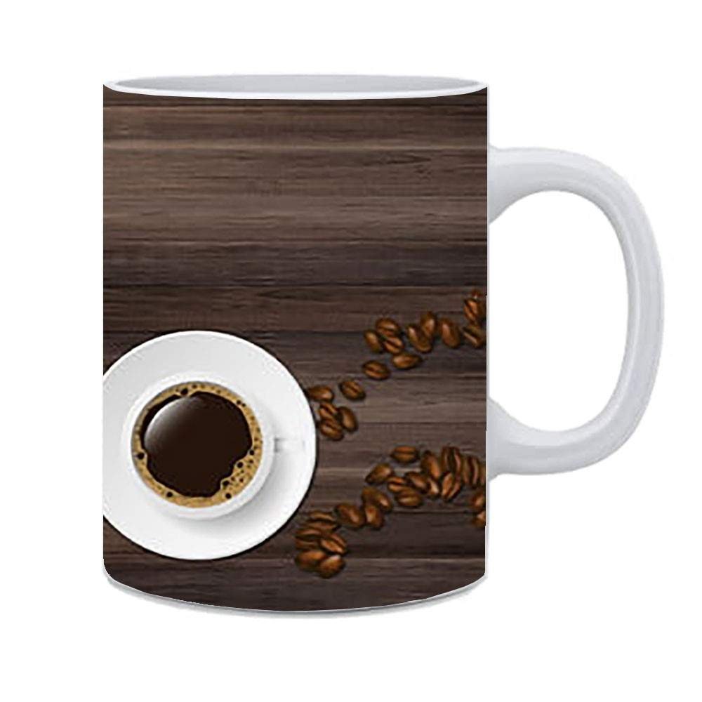 Everything Gets Better With Coffee Printed Ceramic Mug - 325ml - Image 2
