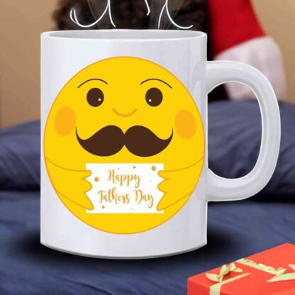 father's smile design mug