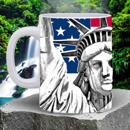 USA design coffee mug