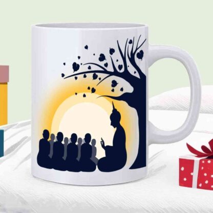 Buddhist printed mug