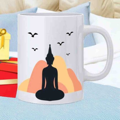 Buddhist printed mug