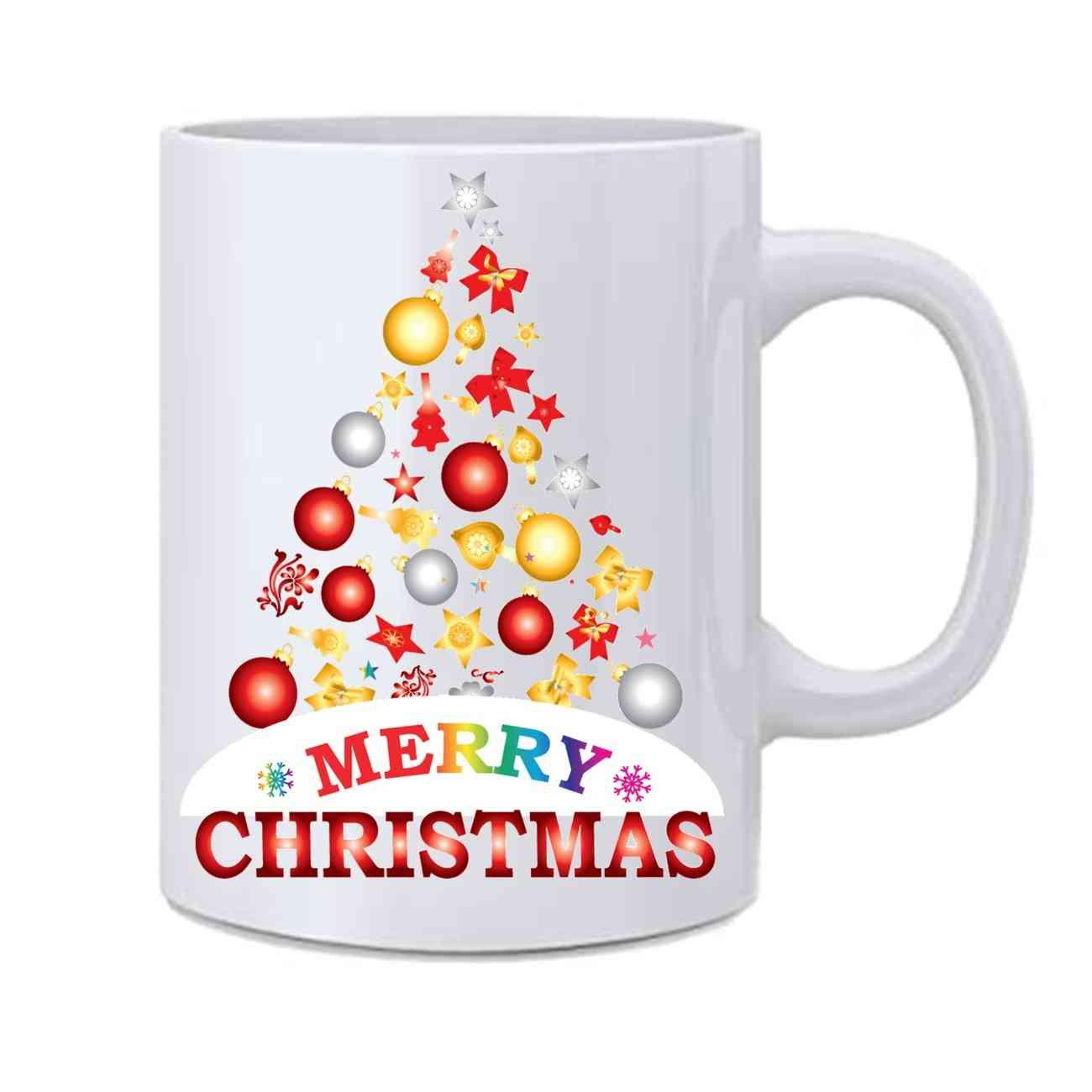 christmas print mug