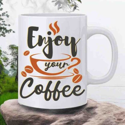 coffee printed mug